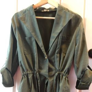 Army green trendy jacket